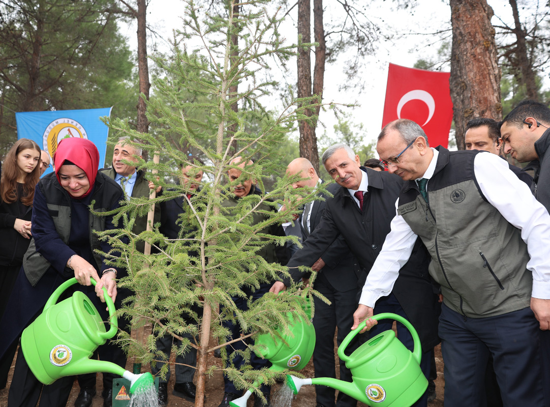 Valimiz Mükerrem Ünlüer, 11 Kasım Milli Ağaçlandırma Günü Etkinliğine Katıldı