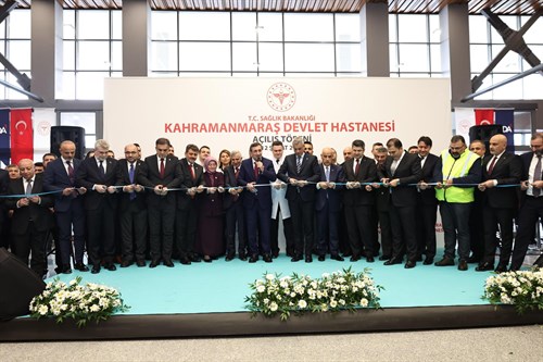 400 Yataklı Kahramanmaraş Devlet Hastanesi Törenle Hizmete Açıldı 